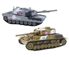 Žaisliniai aliuminio tankai su frikcine pavara Lean Toys, 1 vnt.