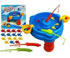 Lean Toys Arkadinis žaidimas Žvejyba, 15 vnt žuvyčių