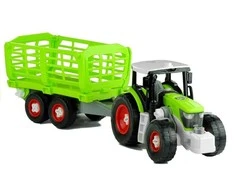Lean Toys Traktorius su atvira priekaba 43 cm