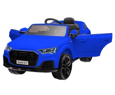 Lean Cars Akumuliatorinis automobilis Audi Q7 Mėlynas dažytas