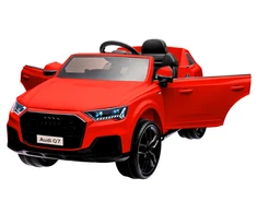 Lean Cars Akumuliatorinis automobilis Audi Q7 Raudonas dažytas