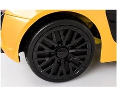Lean Cars „Audi R8 Spyder Geltona“ – elektrinis važiuojamasis automobilis
