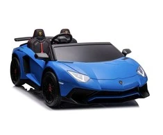 Lean Cars Vienvietis žaislinis elektromobilis Lamborghini XXL, mėlynas