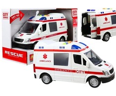 Lean Toys Auto Krankenwagen Musik und Lichteffekte