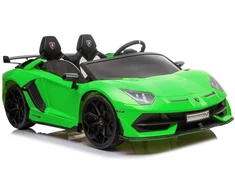 Lean Cars Dvivietis vaikiškas elektromobilis Lamborghini Aventador SX2028, žalias