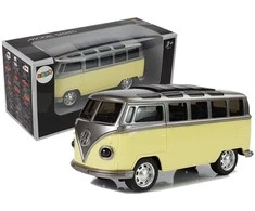 Lean Cars Geltonas autobusiukas su pavara ir garsais