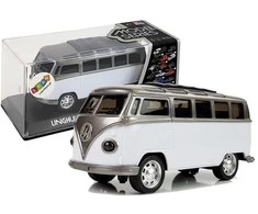 Autobusas su garso ir šviesos efektais Lean Toys, baltas