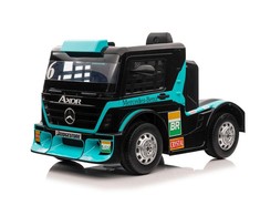 Lean Cars Vienvietis elektromobilis vaikams Mercedes-Benz Axor XMX622, mėlynas