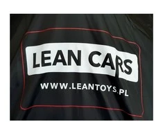 Lean Cars Juodas elektromobilio uždangalas 125x75x65 cm