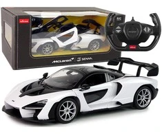 Nuotoliniu būdu valdomas automobilis R/C McLaren Senna Rastar 1:14, baltas