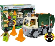 Lean toys Auto R/C šiukšliavežis