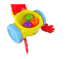 Lean Toys Stumiamas žaislas vaikams Huanger su kamuoliukais