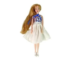 Lėlė Emily su kačiuku Lean Toys