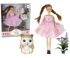 Lean Toys Lėlė Emily su priedais LeanToys