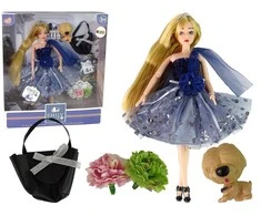 Lean Toys Lėlė su šuniuku LeanToys, 30 cm