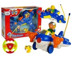 Lean Toys Nuotoliniu būdu valdomas lėktuvas mėlynas