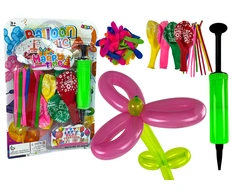 Lean Toys Balionų rinkinys su infliatoriumi
