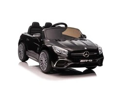 Lean Cars Vienvietis vaikiškas elektromobilis Mercedes SL65 S, juodas