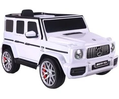 Lean Cars Elektrinis automobilis Mercedes G63 baltas