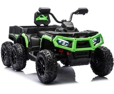 Lean Cars Keturratis 24 V žalias