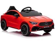 Lean Cars Vienvietis elektromobilis vaikams Mercedes CLA 45s AMG, raudonas