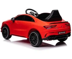 Lean Cars Vienvietis elektromobilis vaikams Mercedes CLA 45s AMG, raudonas