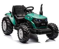Lean Cars Akumuliatorinis traktorius HC-306 Tamsiai žalias 24V
