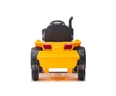Lean Cars Akumuliatorinis traktorius su priekaba S617 geltonas