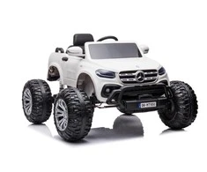 Lean Cars Vienvietis vaikiškas elektromobilis Mercedes DK-MT950 4x4, baltas