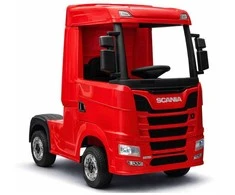 Lean Cars Akumuliatorinis automobilis vaikams Scania 500R HL698 Raudonas 4x4
