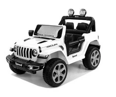 Lean Cars Vienvietis vaikiškas elektromobilis 4x4 LeanToys FT-938, baltas