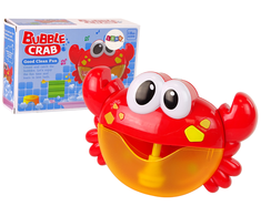 Lean toys Vonios žaislas muilo burbulų generatorius Raudonasis krabas