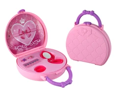 Lean Toys Grožio rinkinys vaikams, rožinis lagaminas, Anlily