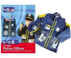 Lean Toys Vaikiškas policininko kostiumas 3-7 metų vaikams