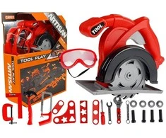 Lean Toys Vaikiškas meistro įrankių rinkinys su diskiniu pjūklu