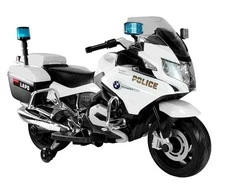 Lean Cars Elektrinis motociklas vaikams BMW R1200 Police, baltas