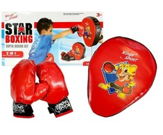 Lean Toys Vaikiškas bokso rinkinys su pirštinėmis