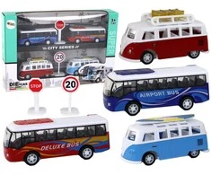 Žaislinių automobilių rinkinys Lean Toys Die-cast City Series