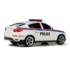 Lean Toys Policijos automobilis su nuotolinio valdymo pultu 1:14