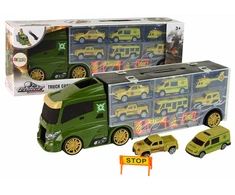 Lean Toys Vilkiko ir transporto priemonių rinkinys LeanToys