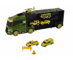 Lean Toys Vilkiko ir transporto priemonių rinkinys LeanToys