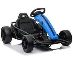 Lean Cars Vienvietis elektromobilis vaikams Gokart Lean Toys, SX1968, mėlynas