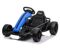 Lean Cars Vienvietis elektromobilis vaikams Gokart Lean Toys, SX1968, mėlynas