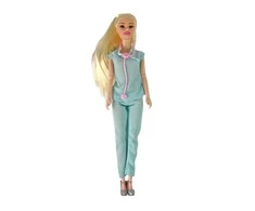 Lean Toys Lėlės rinkinys Daktarė