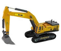 Žaislinis eskavatorius Lean Toys, geltonas