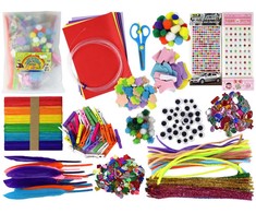 Lean Toys LAIKOMASIS KŪRYBINIS MENINIS RINKINYS DARBAI DIY DĖŽĖJE