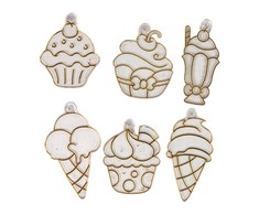 Lean Cars CREAM Kūrybinis rinkinys Stained Glass Window Fusing Paint Ice Kreminis Sweets 3D