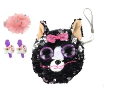 Lean Toys Piniginės rinkinys mergaitėms Cufflinks Kitty Wallet