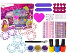Lean Toys Nagų lakavimo rinkinys, rožinis