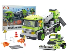 Lean Toys Statybinių mašinų konstruktorius, 369 detalės